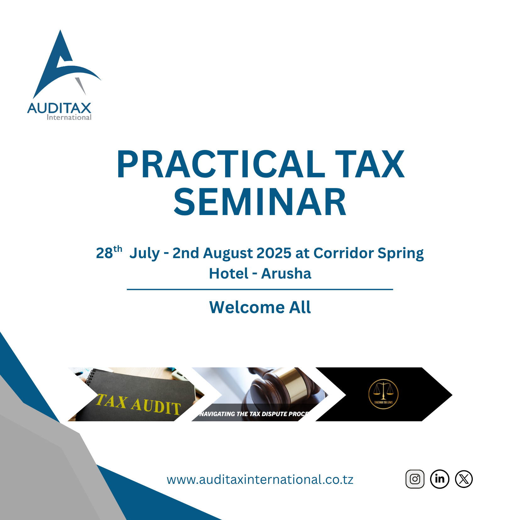 Practical Tax Seminar 28th July - 2nd August 2025