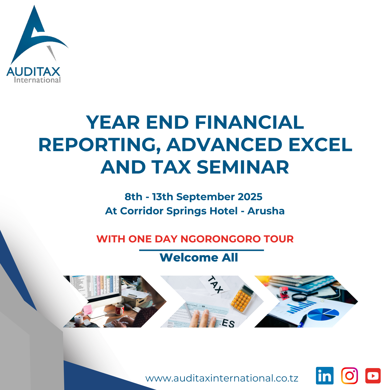Year-end Financial Reporting, Advanced Excel and Tax Seminar - September